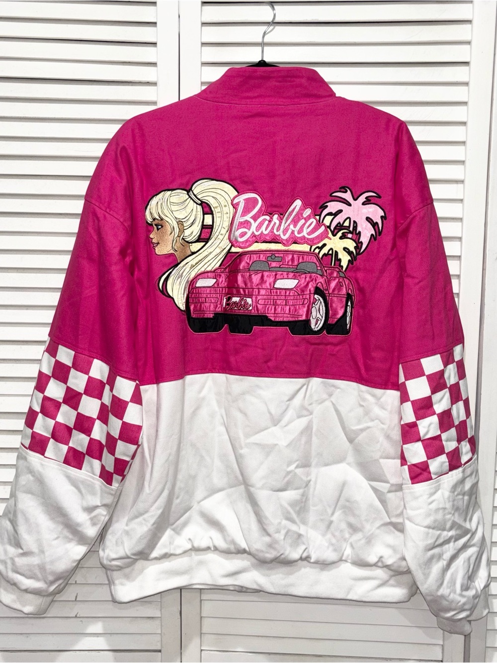 Barbie Checkered Racing Jacket - BoxLunch Exclusive - Picture 4 of 5
